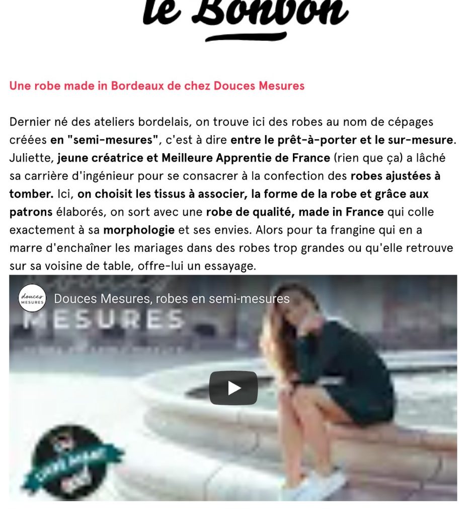 Article Le Bonbon