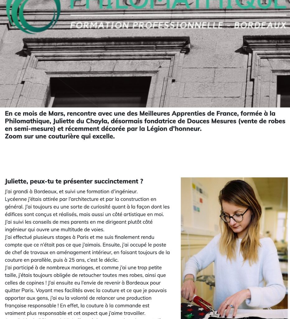 Article La Philomathique